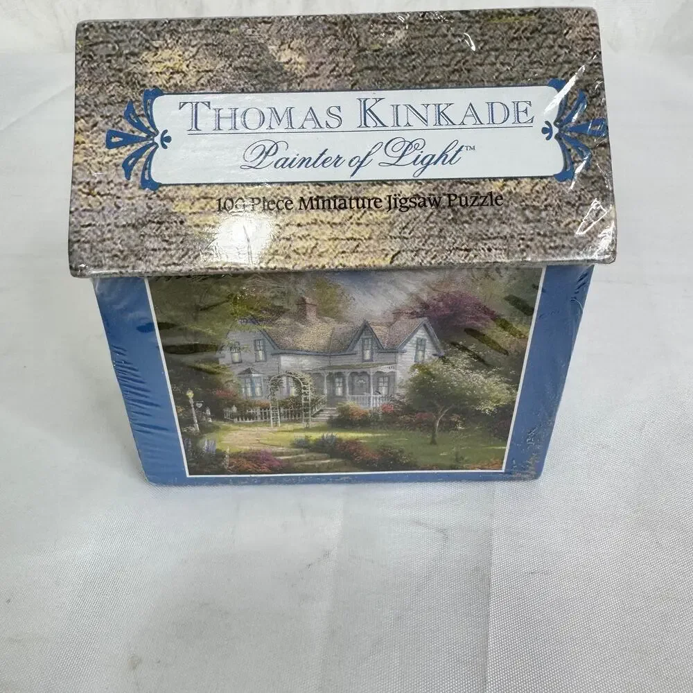 5 for $25| Thomas Kinkade Ceaco #1515-8‎ Home Is Where The Heart Is mini Puzzle